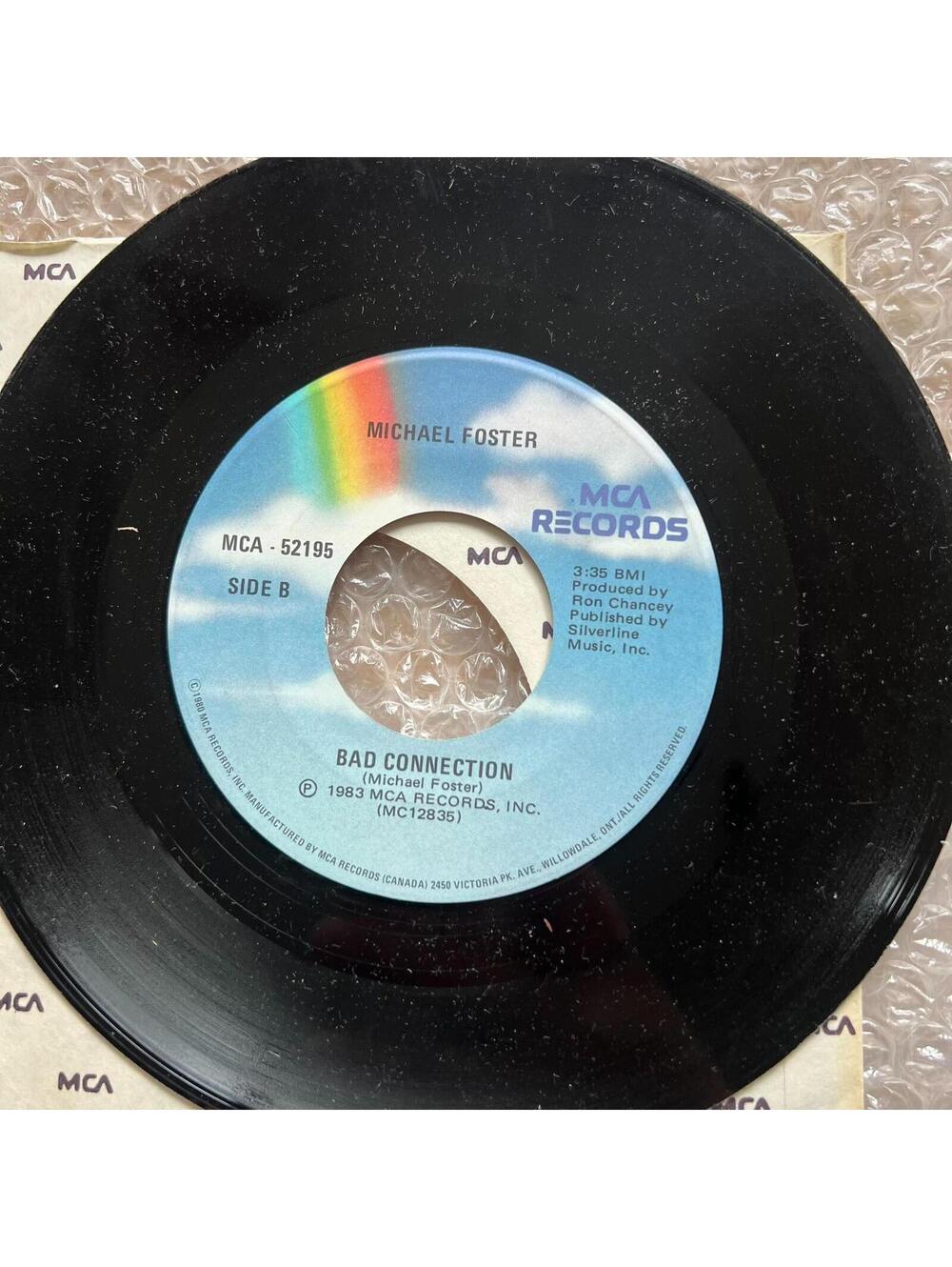 Michael Foster – There She Goes/Bad Connection 45rpm 7' Vinyl Record R86